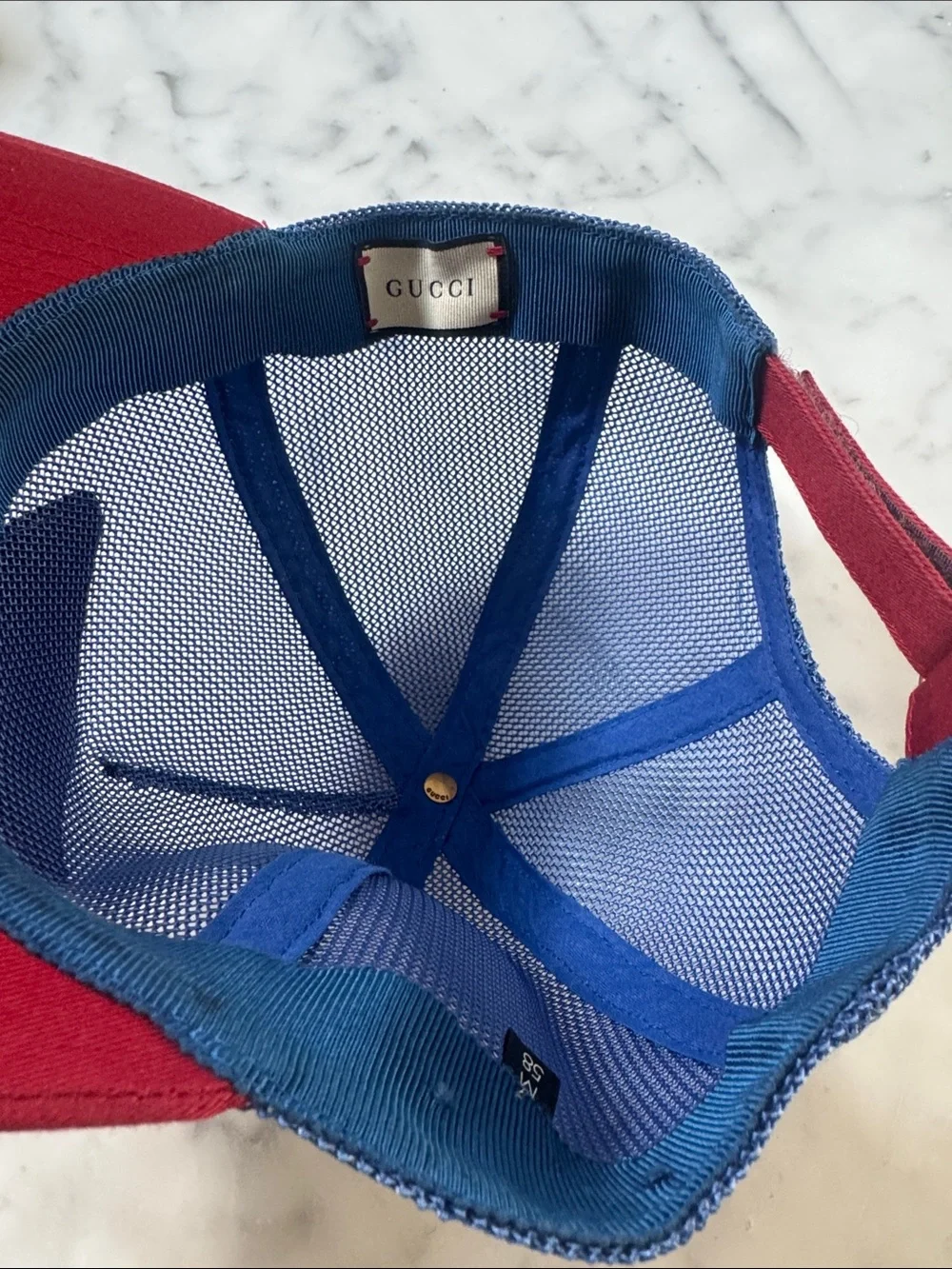 Gucci Mesh 5-Panel Trucker Hat